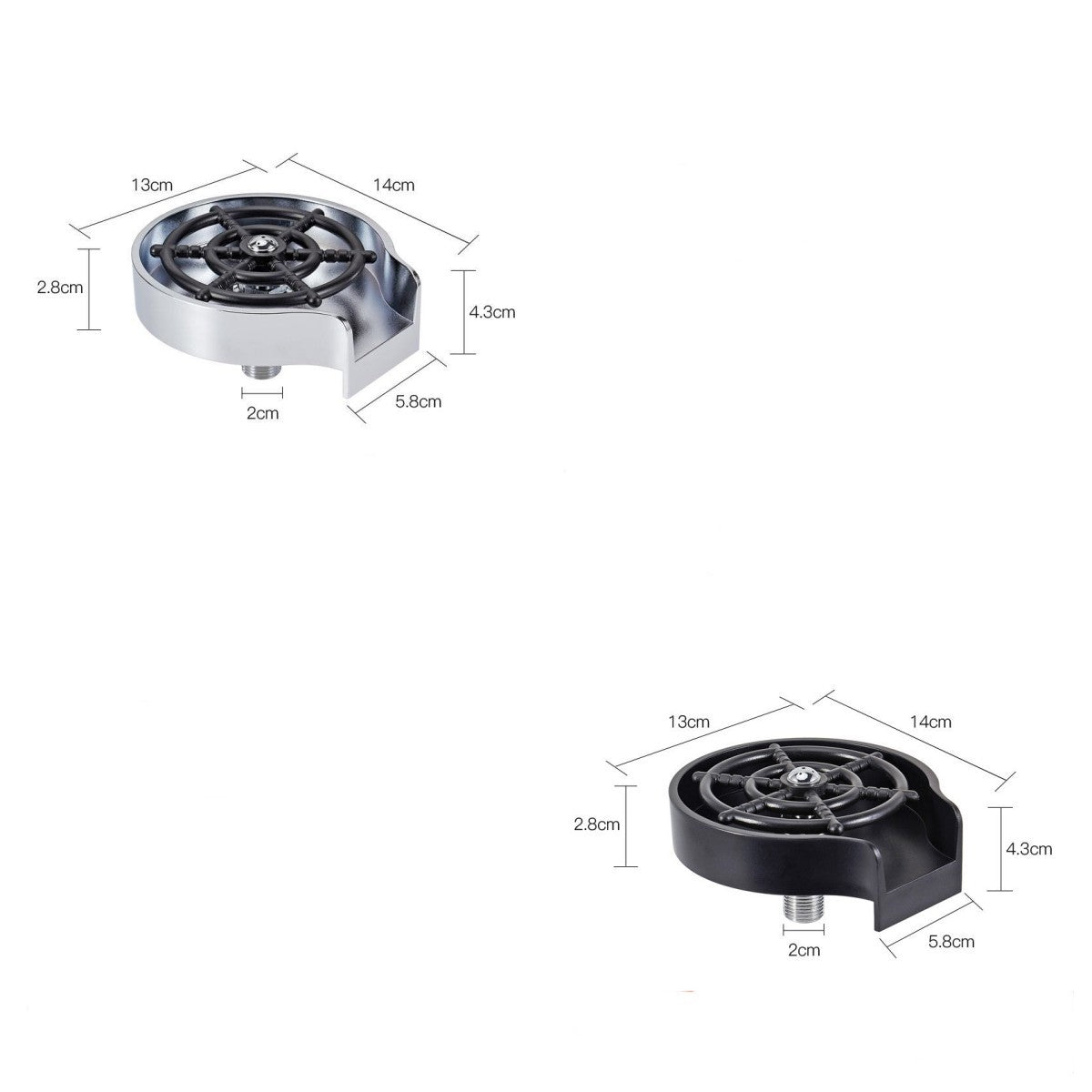Bar Counter Cup Washer Sink High-pressure Spray Baby Diaper Shops