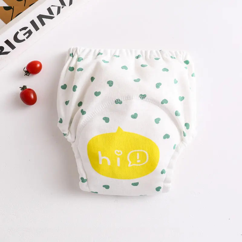 Cotton diaper pocket baby learning pants pull-up pants null