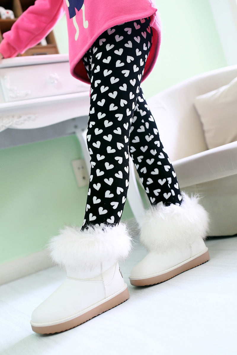 Girls' warm leggings null