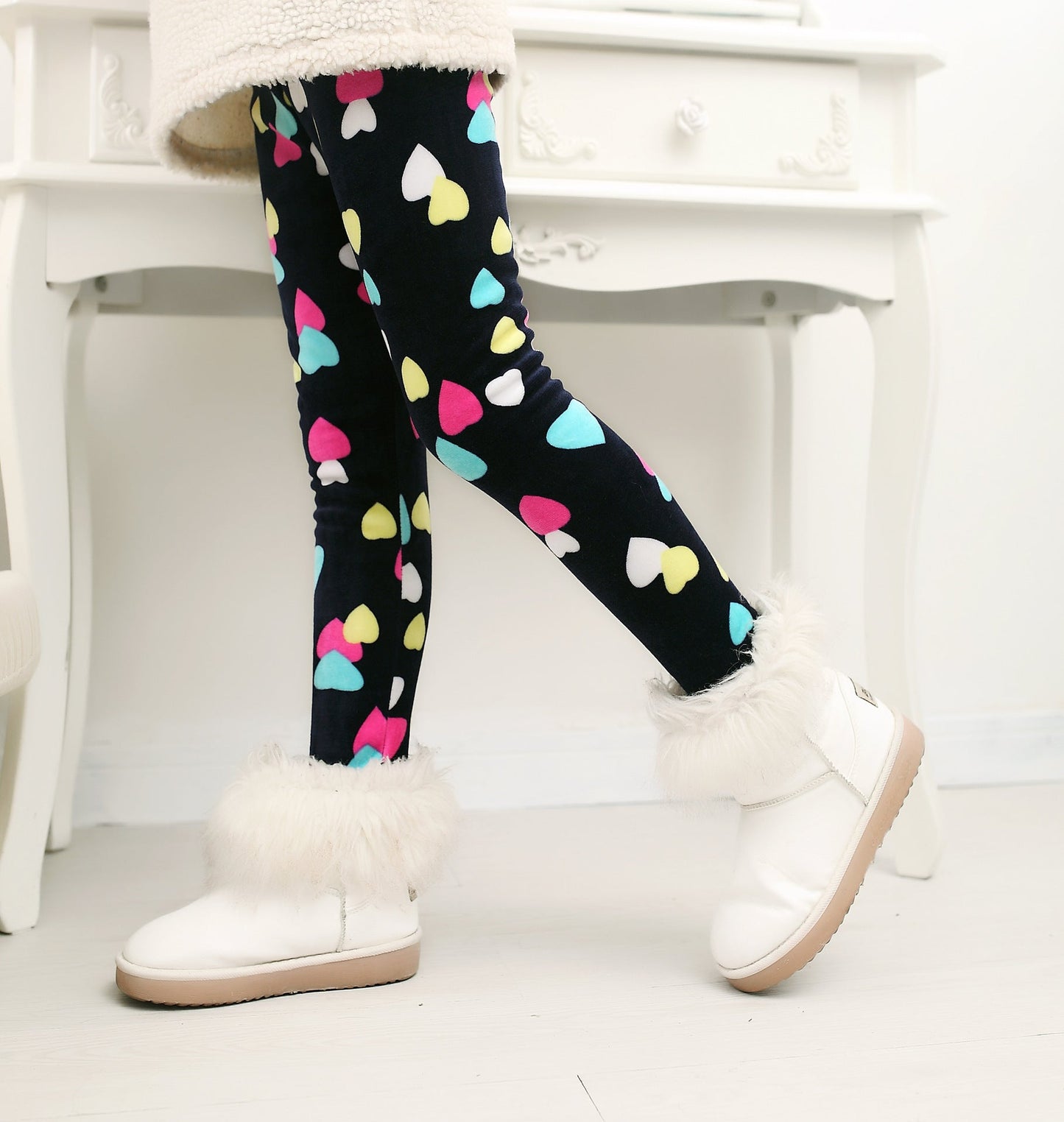 Girls' warm leggings null