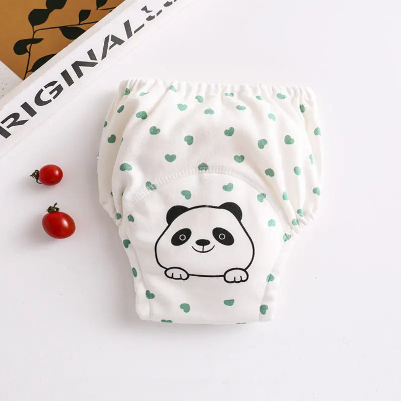 Cotton diaper pocket baby learning pants pull-up pants null