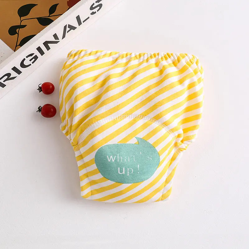 Cotton diaper pocket baby learning pants pull-up pants null