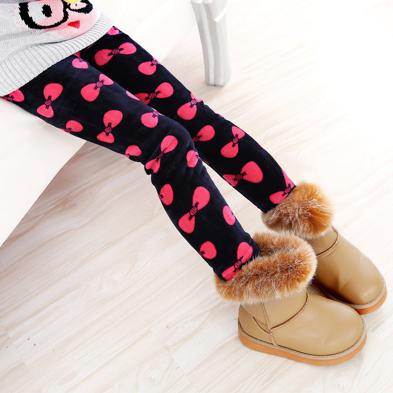 Girls' warm leggings null