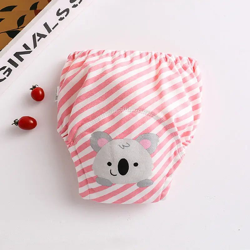 Cotton diaper pocket baby learning pants pull-up pants null