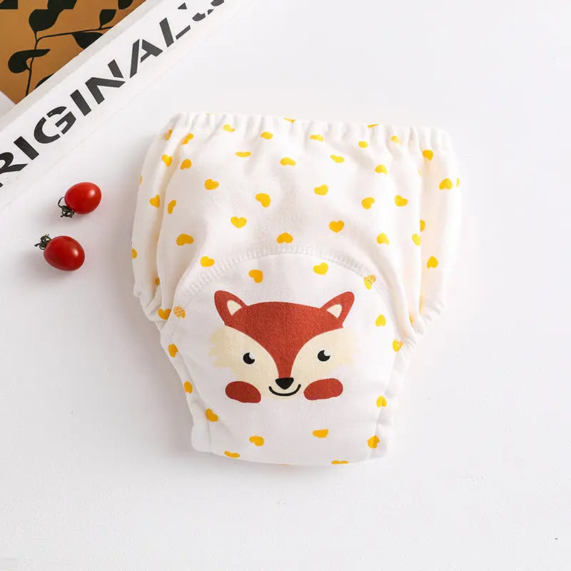 Cotton diaper pocket baby learning pants pull-up pants null