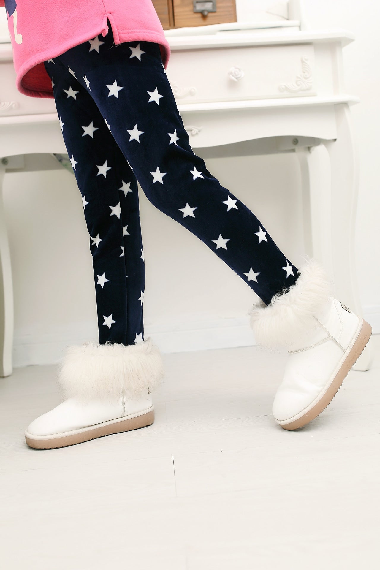 Girls' warm leggings null