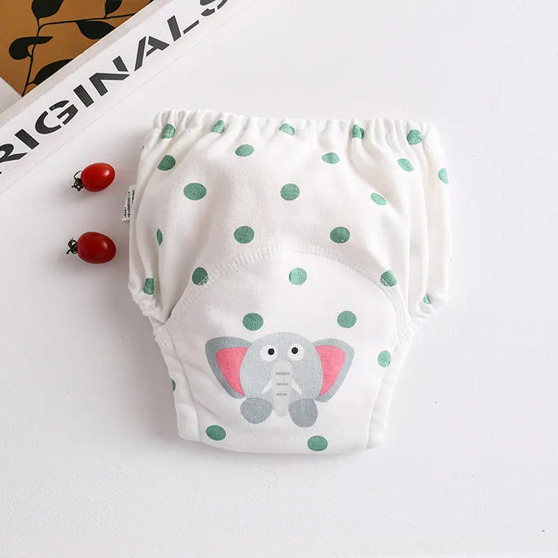 Cotton diaper pocket baby learning pants pull-up pants null