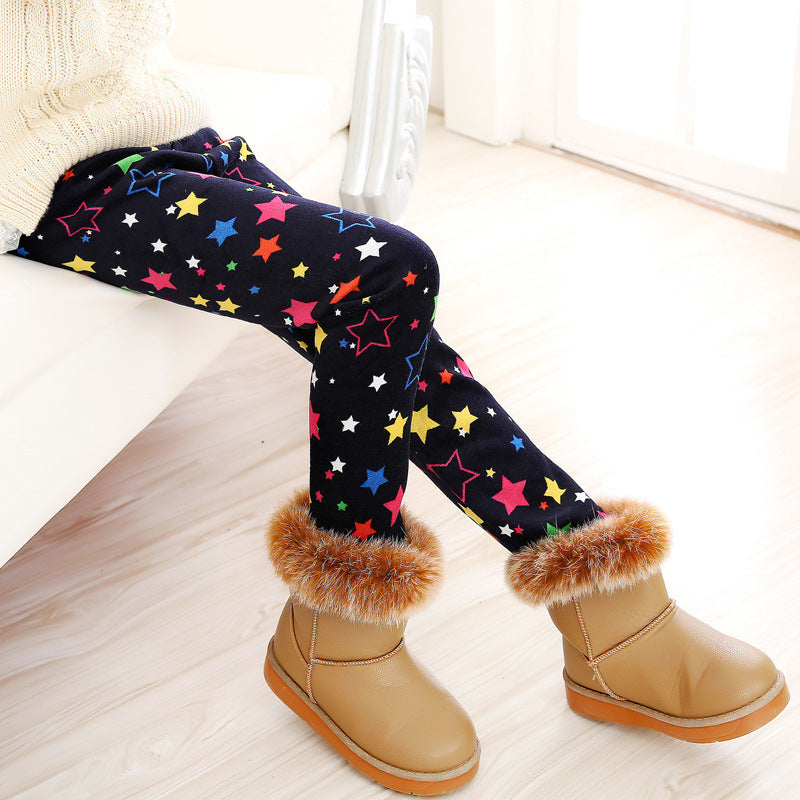 Girls' warm leggings null