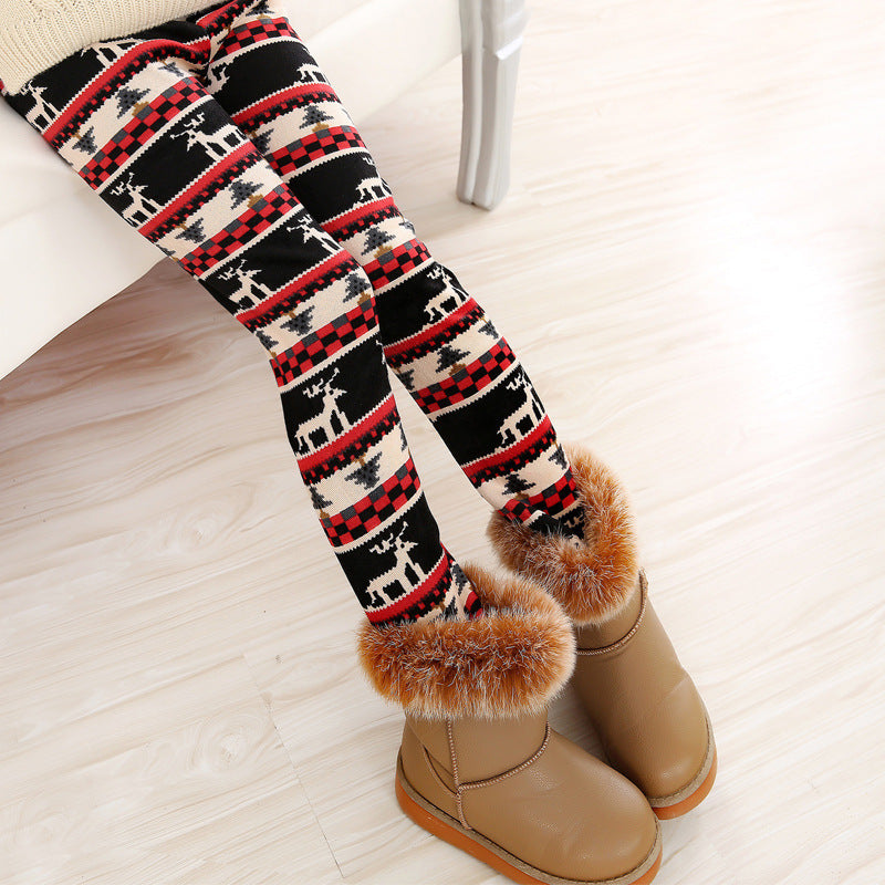 Girls' warm leggings null