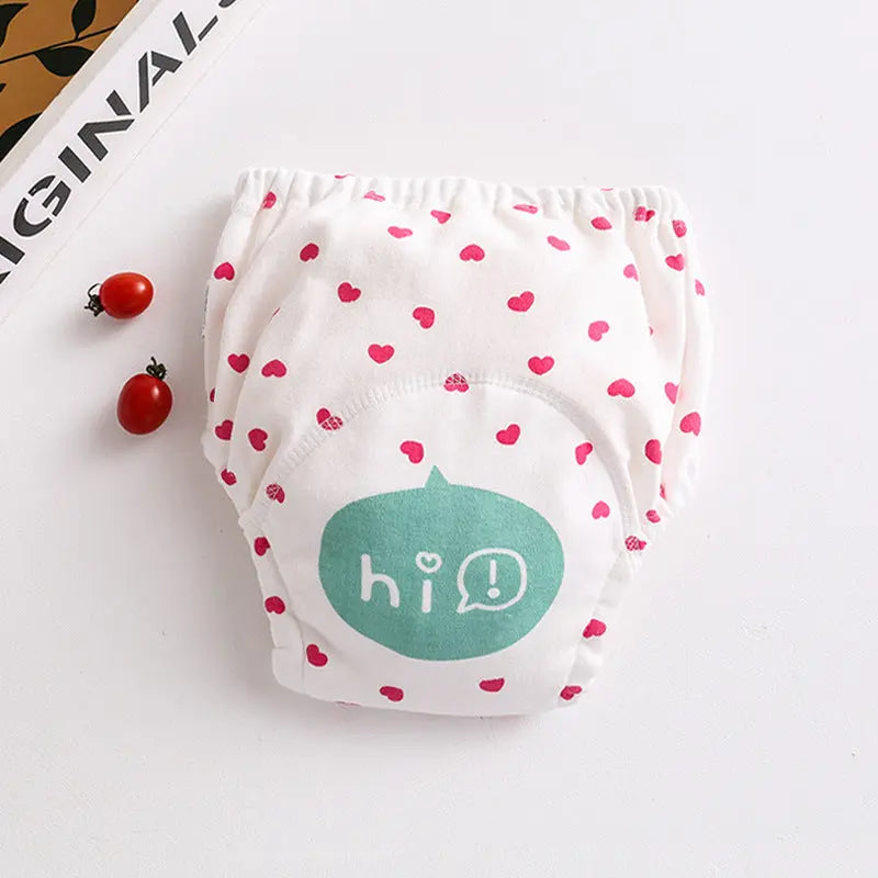 Cotton diaper pocket baby learning pants pull-up pants null