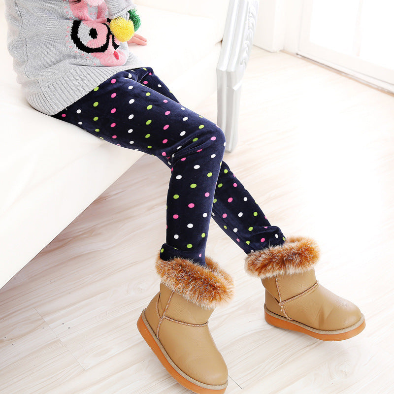 Girls' warm leggings null