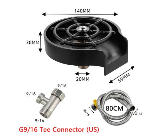 Bar Counter Cup Washer Sink High-pressure Spray Baby Diaper Shops