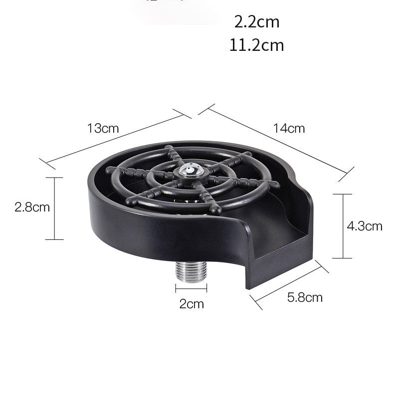 Bar Counter Cup Washer Sink High-pressure Spray Baby Diaper Shops