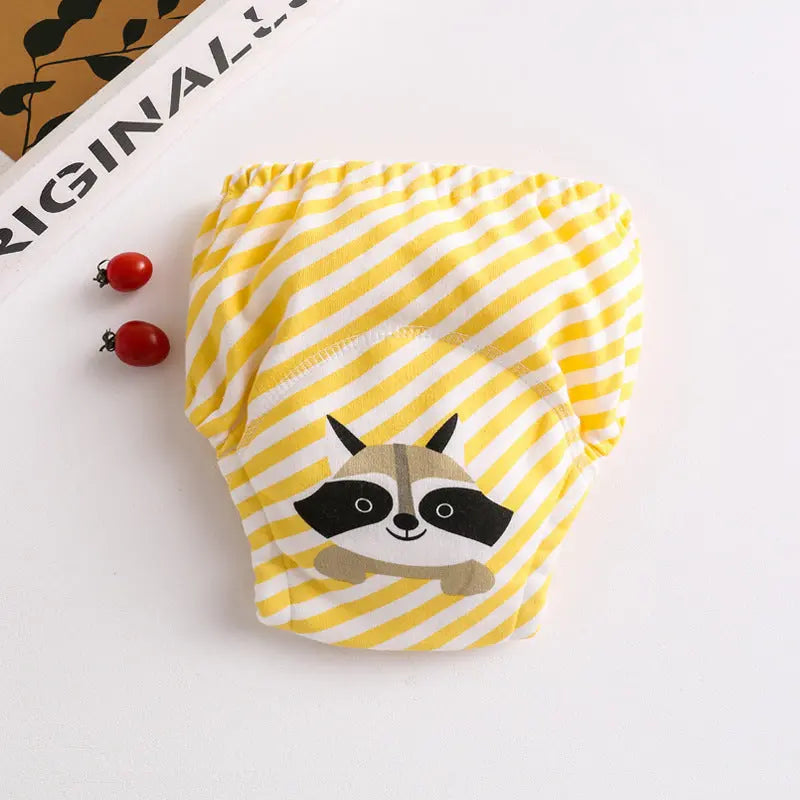 Cotton diaper pocket baby learning pants pull-up pants null
