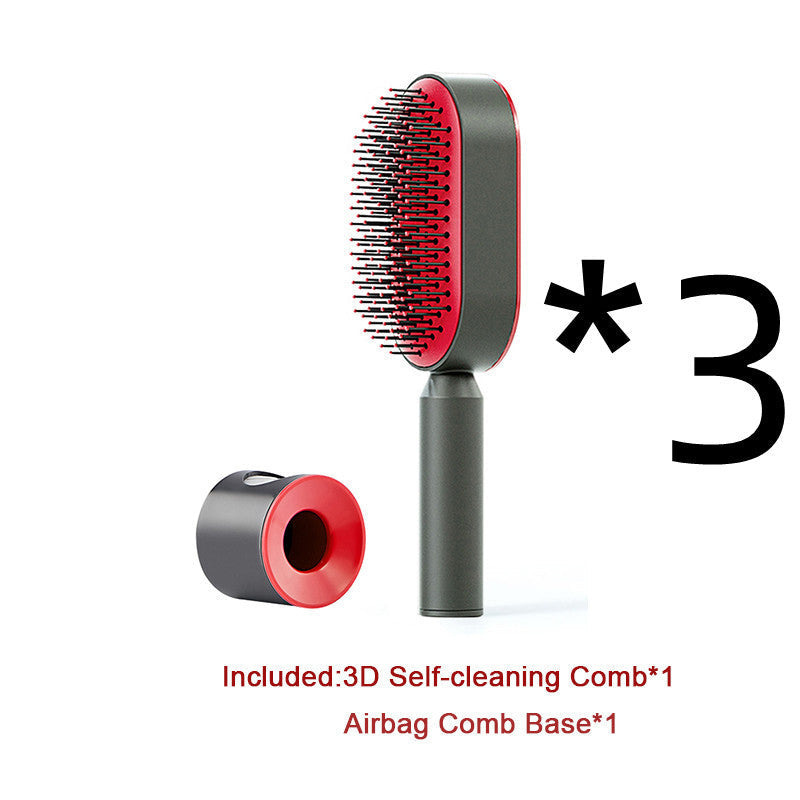 Self Cleaning Hair Brush For Women DC-THE CEO