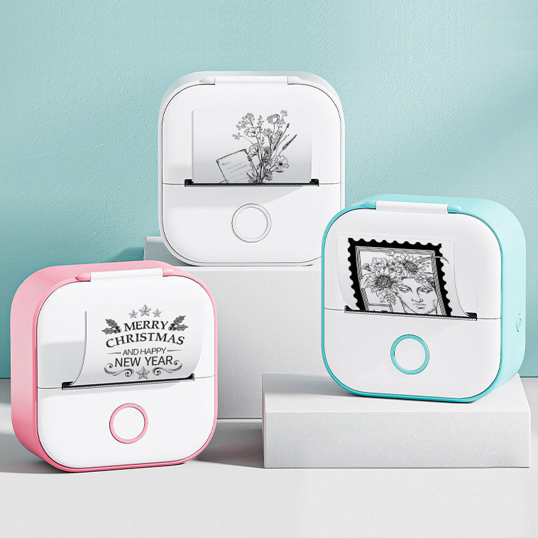 Portable Mini Thermal Label Printer Home Photo Printer DC-THE CEO