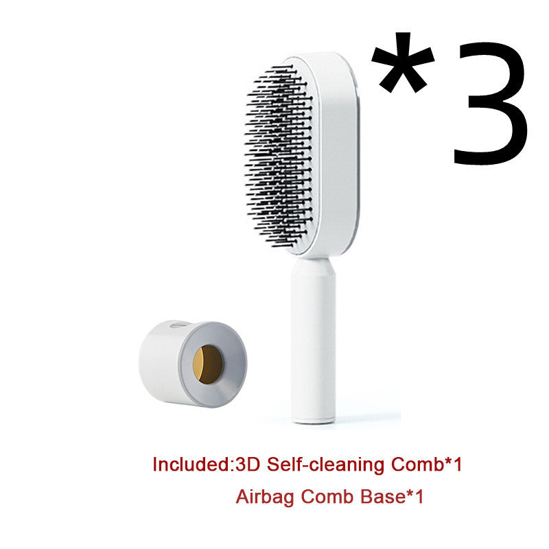 Self Cleaning Hair Brush For Women DC-THE CEO