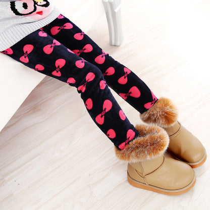 Girls' warm leggings null