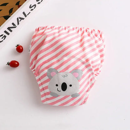 Cotton diaper pocket baby learning pants pull-up pants null