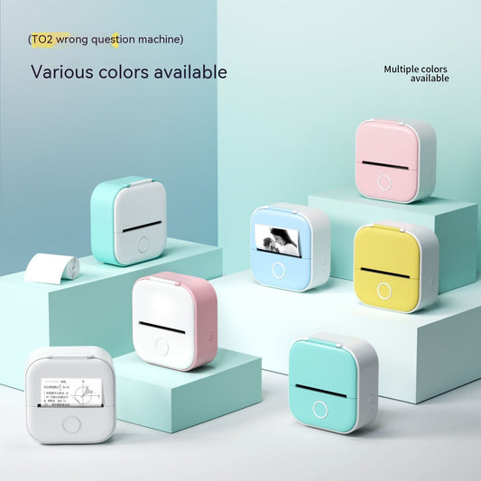 Portable Mini Thermal Label Printer Home Photo Printer DC-THE CEO