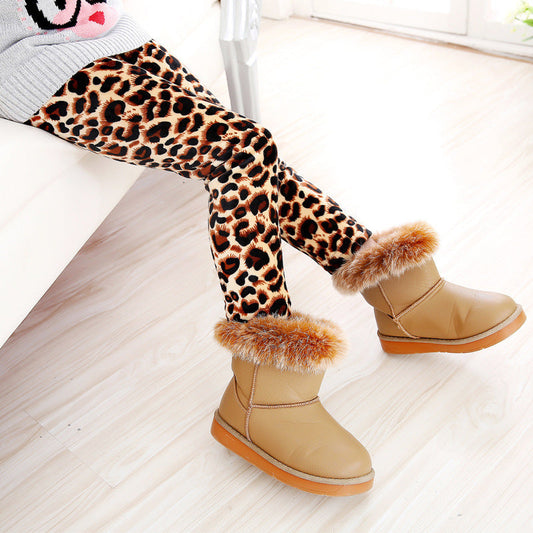 Girls' warm leggings null