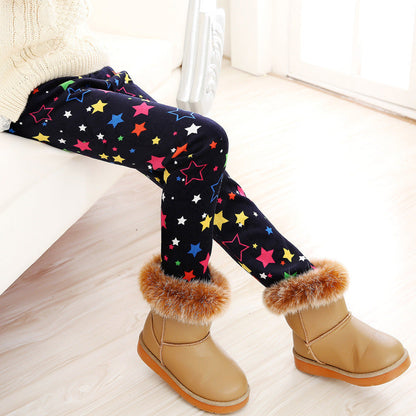 Girls' warm leggings null