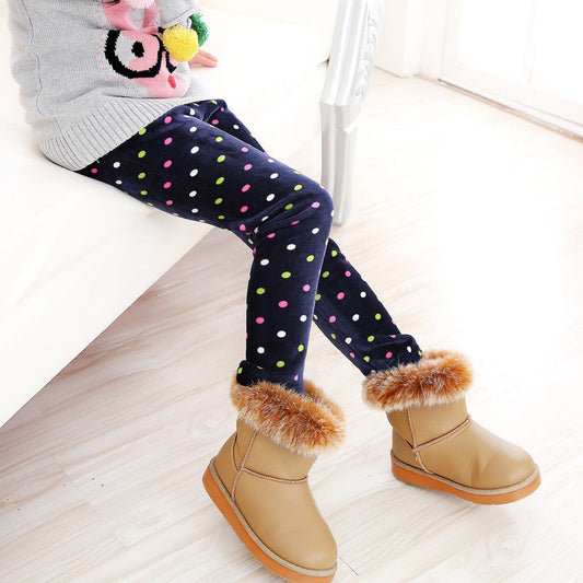 Girls' warm leggings null
