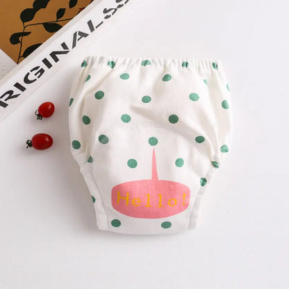 Cotton diaper pocket baby learning pants pull-up pants null