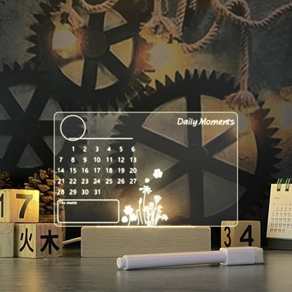 Creative Note Board Creative Led Night Light USB Message Board Baby Diaper Shops