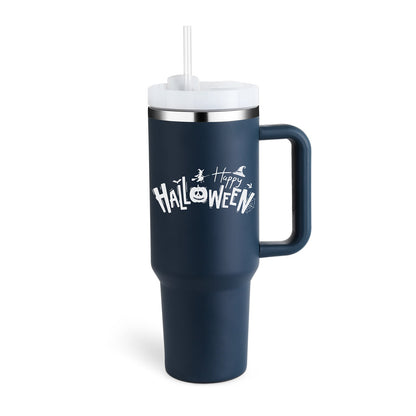 40 Oz Tumbler With Handle Straw Insulated, null