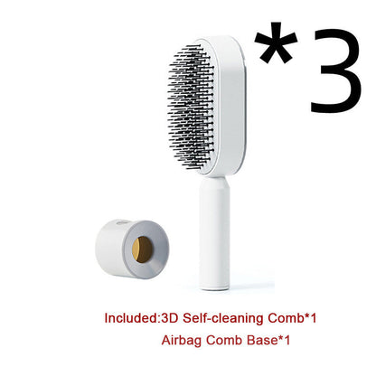 Self Cleaning Hair Brush For Women DC-THE CEO