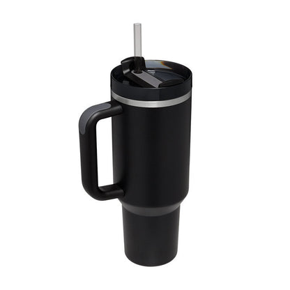 40 Oz Tumbler With Handle Straw Insulated, null